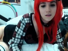 Petite Amateur Redheaded Teen Pisses And Sucks Cock