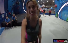 After Hiking Asian Teen Rode Big Cock And Got Fucked By A White Partner