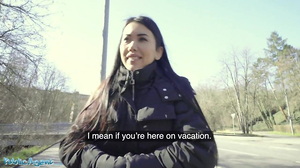 Public Agent Asian Alina Crystall Humped In Abandoned Building