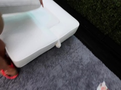 Interracial Blowjob For Brunette Sucking Big Black Cock