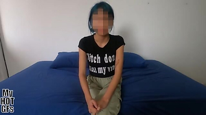 Oh My God! This Skinny Nymph Is Scarcely 18!rage And She Already Wants To Tear Up.