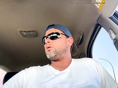 Daddy Showing That Hole In His Car After Work