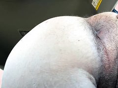 Daddy Showing That Hole In His Car After Work