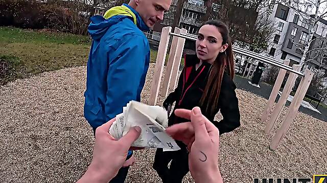 Pavlos And Sakura Hell Share Cock For Money In The Car