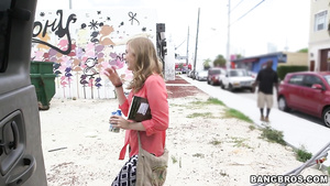 Slutty Young Babe Screwing In Car & Getting Cum In Eye