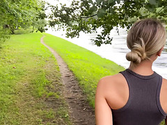 Park Date Escapades: Blonde Thrills With Table Top Tantalisation