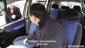 Slut Rammed In The Car