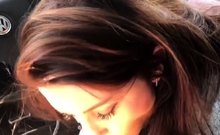 Babe's First Blowjob In A Car With A Happy Ending