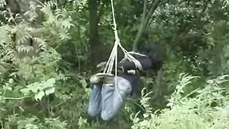 Outdoor Air Bondage For A Passionate Chinese Sex Doll