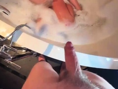 Intense Solar Shower Quickie, Flawless Body, Jizz On