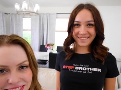 Stepbro's Turn: Haley Spades And Mia River Swap Cum In Wild