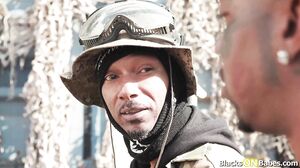 Blonde European Dp Fucked By 2 Black Men