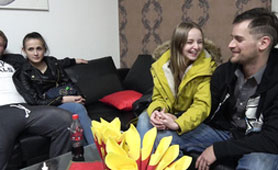 Two European Couples Change Their Partners Between Each Other