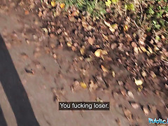 Skinny European Blonde Will Please Your Cock For Cash In Public