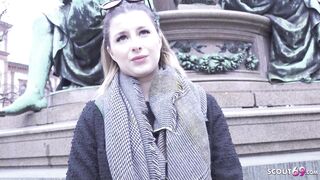 GERMAN SCOUT   German Gamer Girl Mia Minou Pickup For Casting Fuck In Munich