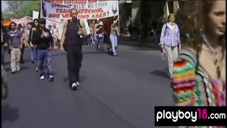 Skinny Amateur German Babe Fucking Outdoor To Save The Forest