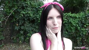 GERMAN SCOUT   Skinny German College Girl Runa Charm Pi