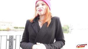 GERMAN SCOUT   Loud First Anal Sex At Pickup Casting With Skinny Redhead Teen Foxy Icegram