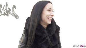 GERMAN SCOUT   Perfect German Latina Teen Caramella Del X Pickup For Casting Fuck