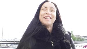 GERMAN SCOUT   Perfect German Latina Teen Caramella Del X Pickup For Casting Fuck