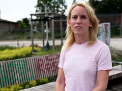 GERMAN SCOUT   Skinny Mature Melisa Rose Pick Up