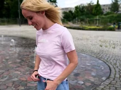GERMAN SCOUT   Skinny Mature Melisa Rose Pick Up