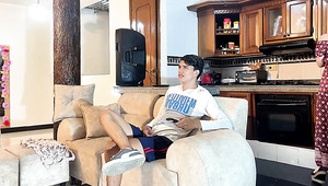 Indian Guy Fucks Teen Stepmom While Home Alone