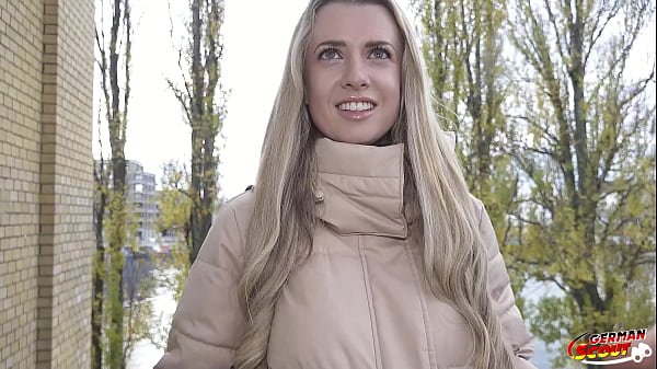 GERMAN SCOUT   Slim Office Girl Adriana Sweetblonde Pick Up For Casting Fuck In Berlin