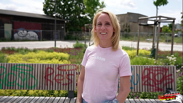 GERMAN SCOUT   Skinny Mature Melisa Rose Pick Up For No Condom Casting Fuck