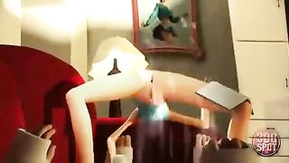 Wild Sluts Ride Man In A Plaster Cast In 3d POV Cartoons