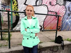 German Scout   Skinny Redhead Small Tits Girl Squirt