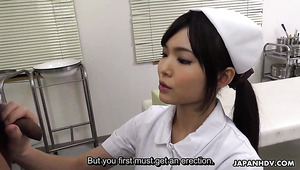 Jap Nurse Treats Patient’s Tiny Dick To Blowjob At Hospital