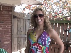 Assy Big Tit Posing For Camera