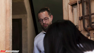 Massive Cock Deepthroat And Sex For A Short Asian College Girl