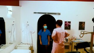 Anal Examination By The Young Apprentice And The Mature Head Nurse