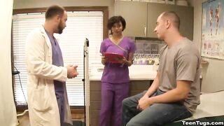 Teen Sexy Nurse Cum Extraction