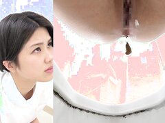 Japanese Nurse Pooping Squat Toilet