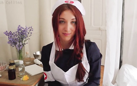 Incredible JOI Session With Smoking Hot Redhead Nurse