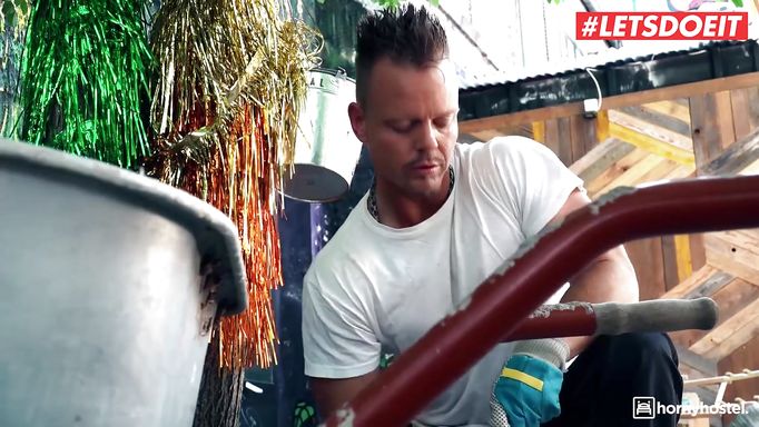 Letsdoeit   Outdoor Sex With Lana Roy And The Gardener