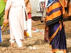 Desi Aunties Pissing Outdoor 2   Video 2