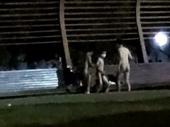 Caught Having Fun Outdoor