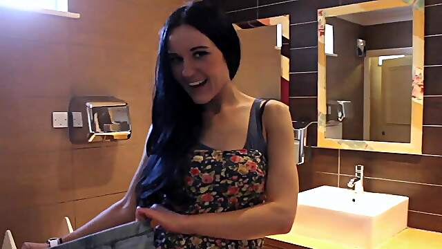 Random Babe Shows Off Peeing In Public And Masturbating