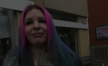 German MILF POV Fucked In Public Toilet