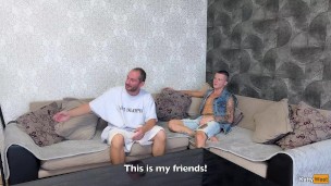 Hardcore Double Penetration Group Sex For The Cutie I Met On The Street