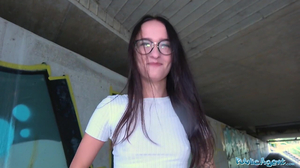 Public Agent Warm Czech Fury Rage Under Public Bridge After Inhaling Jizm Pump