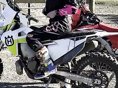 Showing Boobs On A Motorbike In Public