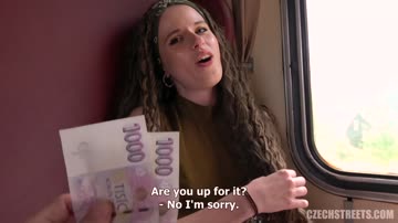 Czech Streets 145: A Quickie On A Fast Train With An Unfaithful Beauty
