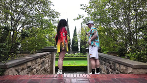 Fiery Brunette Agreed To A Wild Public Sex On The City Streets. She Gives Me A Blowjob And Gets Fucked Doggystyle