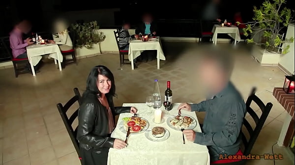 Public Extreme! I Pulled Out His Giant Cock In The Middle Of The Restaurant…