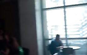 Teenage Blonde Sky Pierce Flashes Her Muff In Public Before Having POV Sex